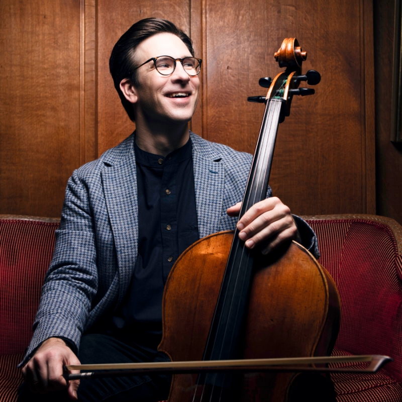 Guy Johnson (cello) and Tom Poster (piano)