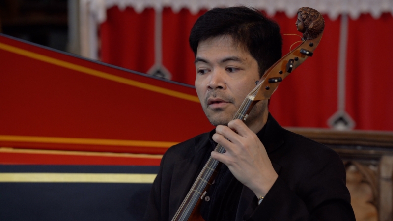Ibrahim Aziz (viola da gamba) and Petra Hajduchova (harpsichord)